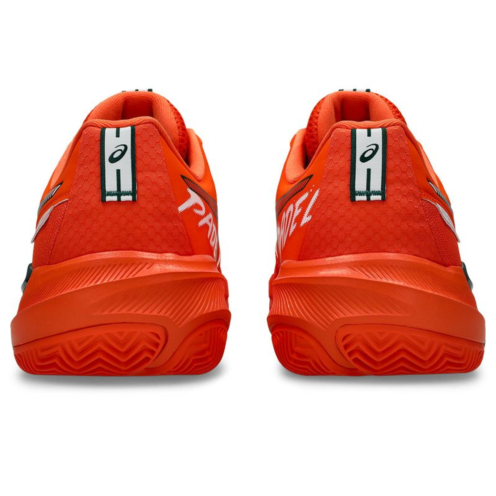 Мужские кроссовки для Падел Asics Gel-Challenger 15 Padel - energy orange/jewel green