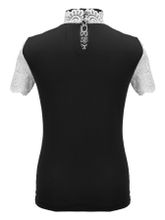 Черная кружевная блузка AMADEO