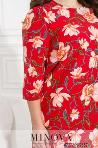 Платье 2357-красный Minova