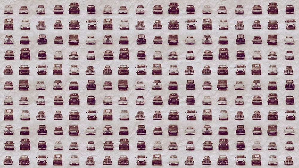 Цифровое панно ID Wall RETRO CARS MINI SEPIA