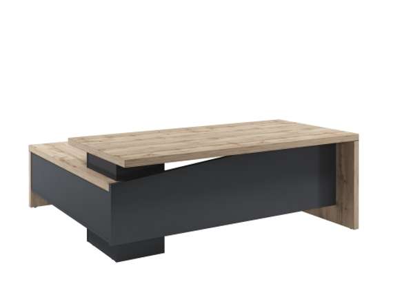 Стол правый 2000х2000х750 с опорной тумбой T-20R.0000-02