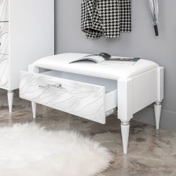 Банкетка Арт Айс Сильвер