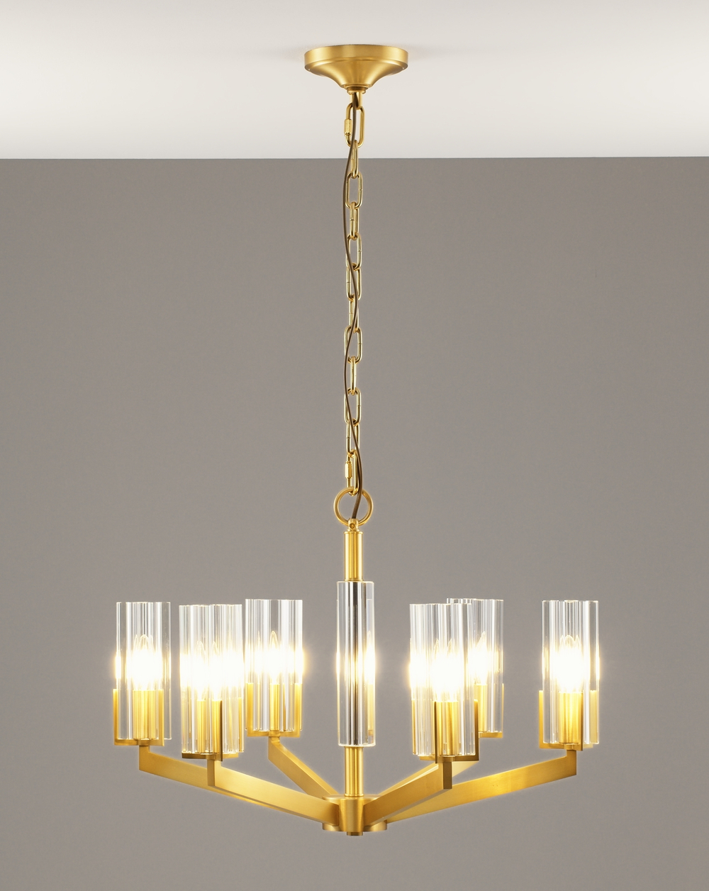 Люстра подвесная Moderli V11074-6P Brass