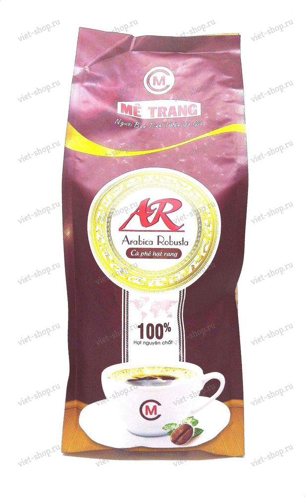 Вьетнамский зерновой кофе Me Trang Arabica Robusta, 500 гр.