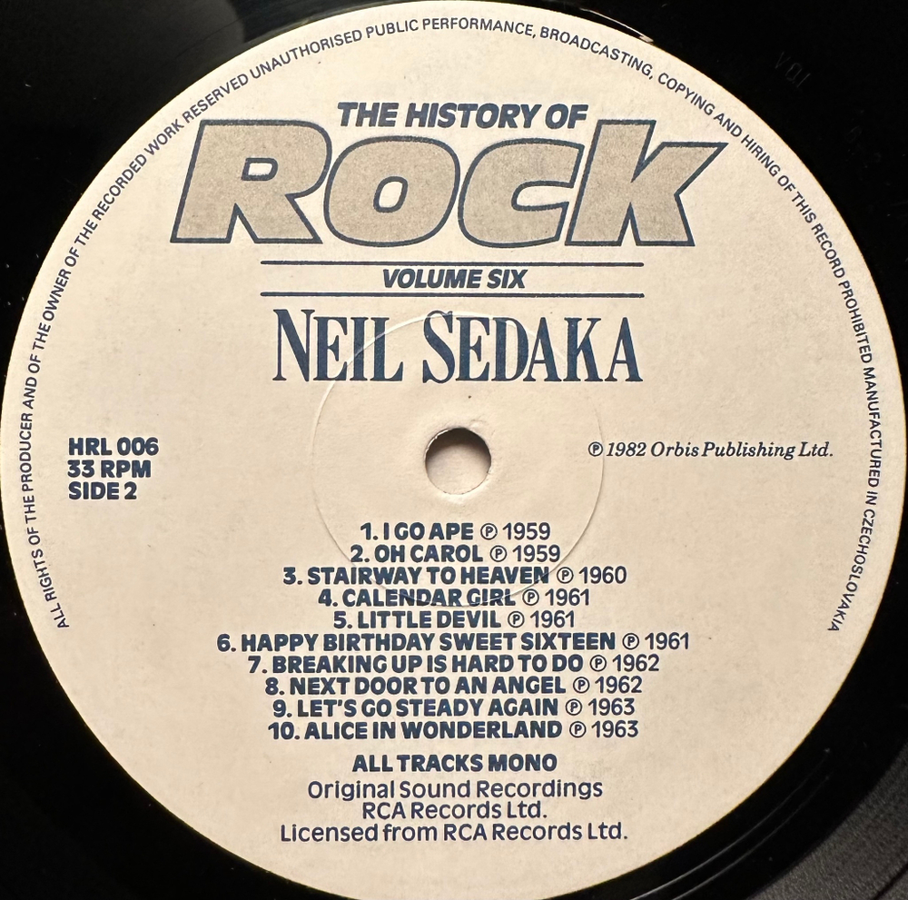 The History Of Rock 6 (Англия 1982г.) 2LP