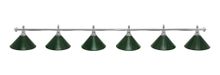 Светильник Fortuna Prestige Silver Green 6 плафонов