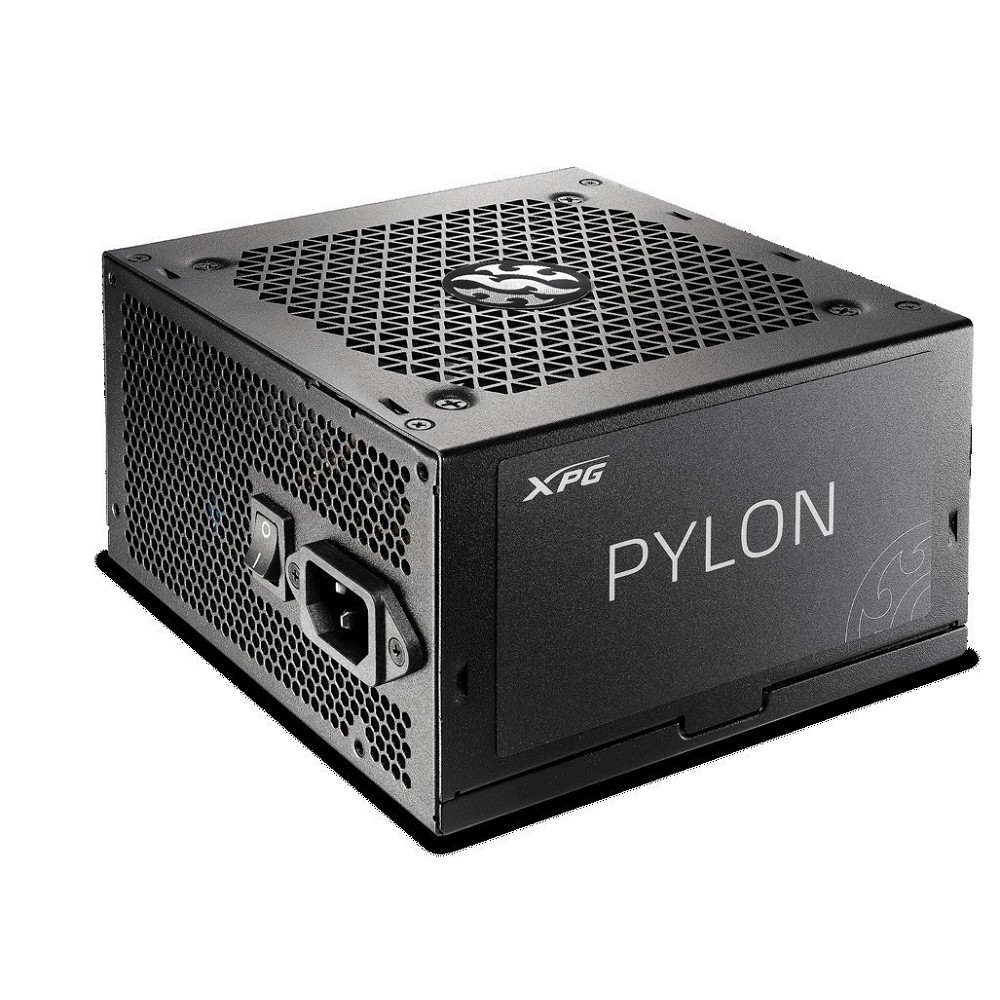 Блок питания XPG Pylon 550 (ATX 2.52, 550W, PWM 120mm FDB fan, Active PFC, DC to DC, 80+ BRONZE,Japanese main capacitor) RET