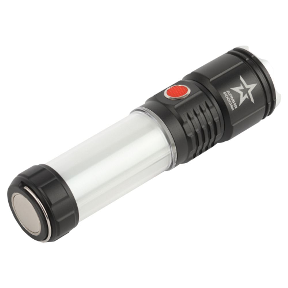 Светодиодный фонарь АРМИЯ РОССИИ MA-703 Тайфун ручной, аккумуляторный,10Вт, 6 режимов, Li аккумулятор, магнит, крючок | Универсальные  фонари