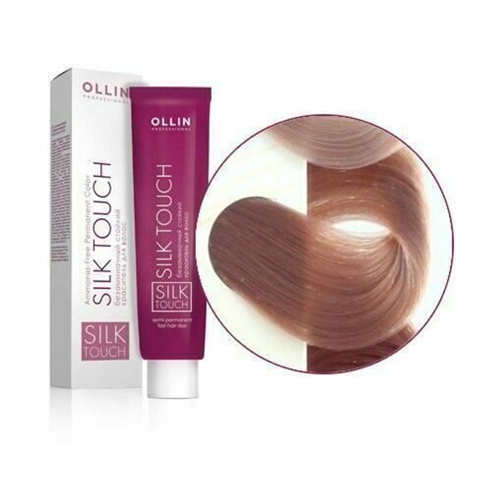 OLLIN SILK TOUCH 9/31 блондин золотисто-пепельный 60мл Безаммиачный стойкий краситель для волос