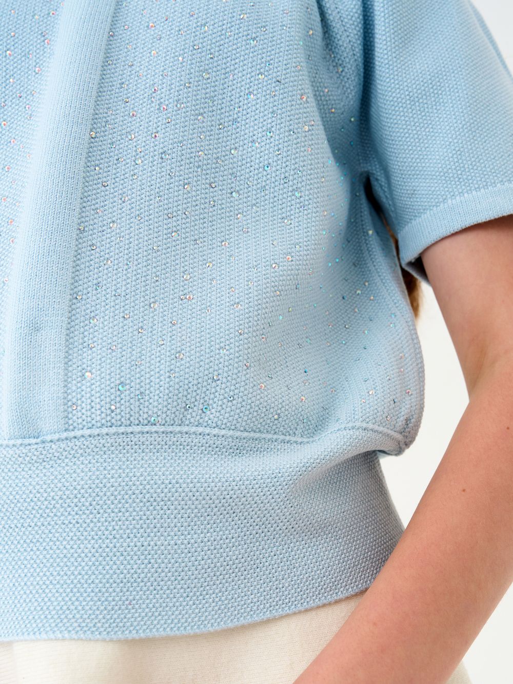 Джемпер для девочки AT1374 голубой