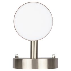 Светильник декоративный настенный ЭРА WL17 под лампу E27 IP44 хром/белый