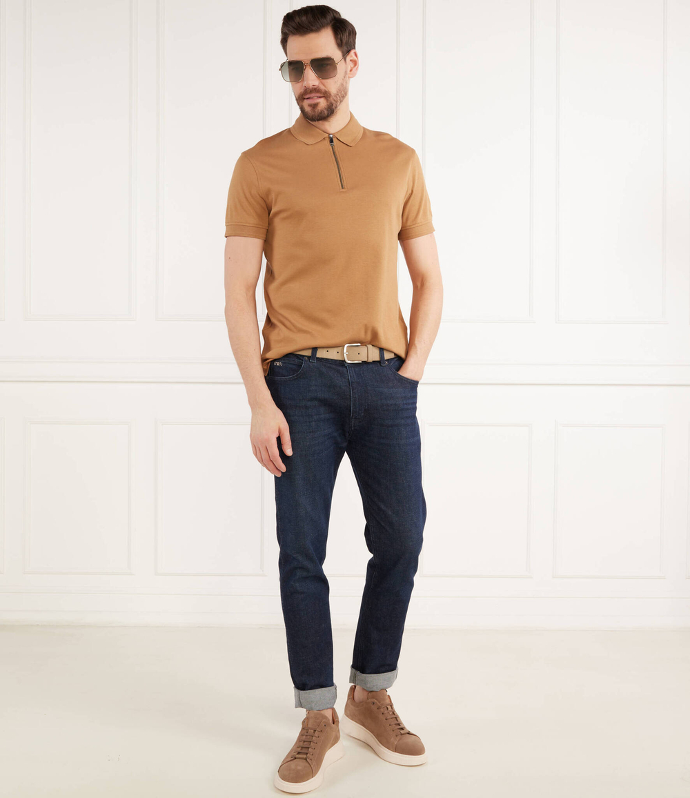 Поло DC INTERLOCK ZIP Tommy Hilfiger - хаки(MW0MW30762)