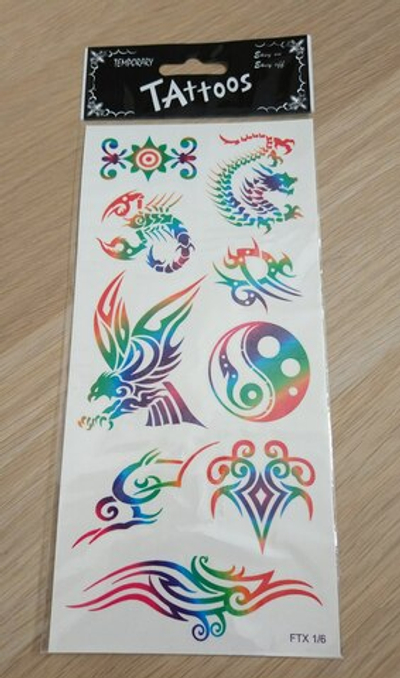 Флеш тату цветные 001