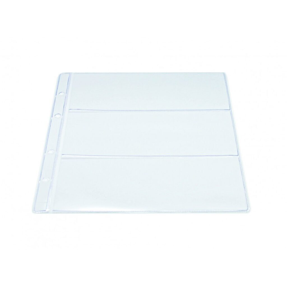 Лист д/банкнот (207*250мм) ПВХ 180 мкм на 3 банкноты