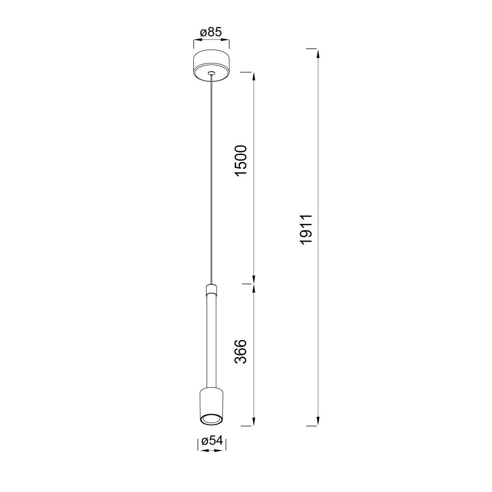 8947 Подвесной светильник FUGAZ