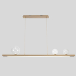 Светильник подвесной Crystal Lux AHORA SP1  L1200 BRASS