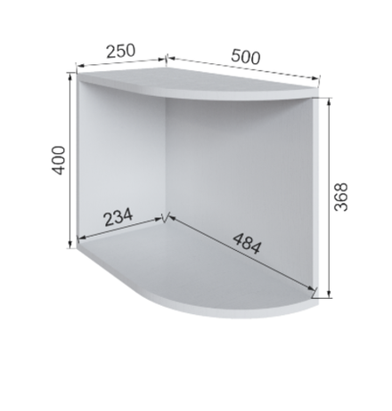 Антресоль Бруклин 25АУЗР400