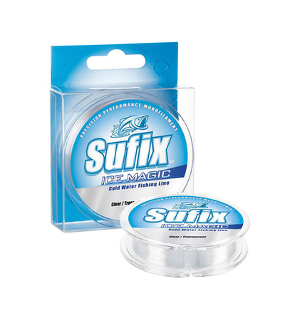 Леска монофильная SUFIX Ice Magic прозрачная 50 м, 0,245 мм, 5,4 кг