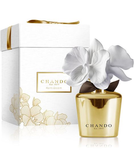 Showy Peony mini, ароматический диффузор с необычными палочками, Chando