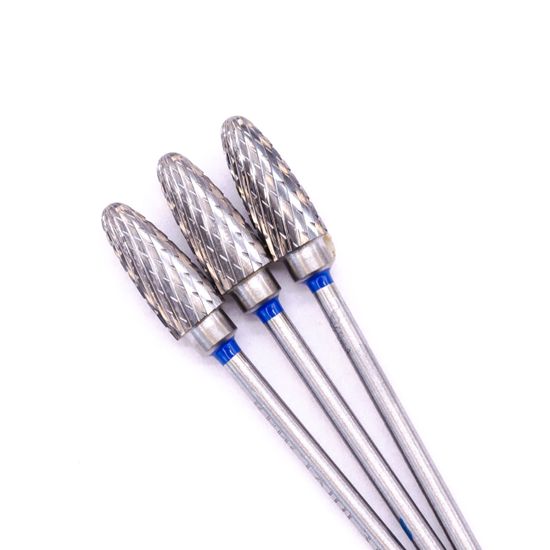 Твердосплавная насадка Кукуруза 31236 синяя насечка Кристал