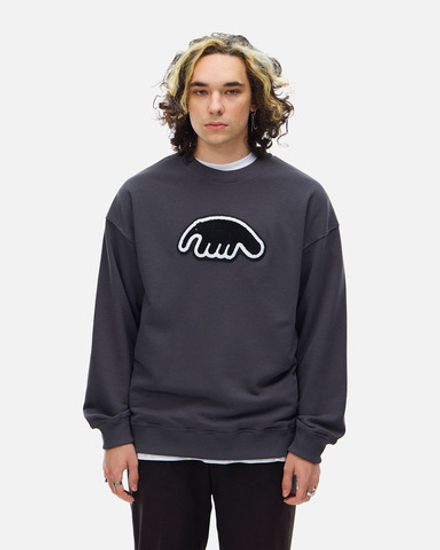 Толстовка ANTEATER Crewneck-Grey-Black-Logo
