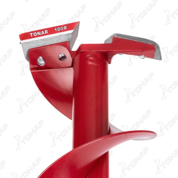 Ледобур BURAN 100R правое вращение, цельнотянутый шнек (LB-100R) Тонар