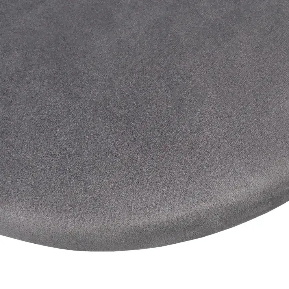 Стул Bradex Home Leo вращающийся на колесиках темно-серый