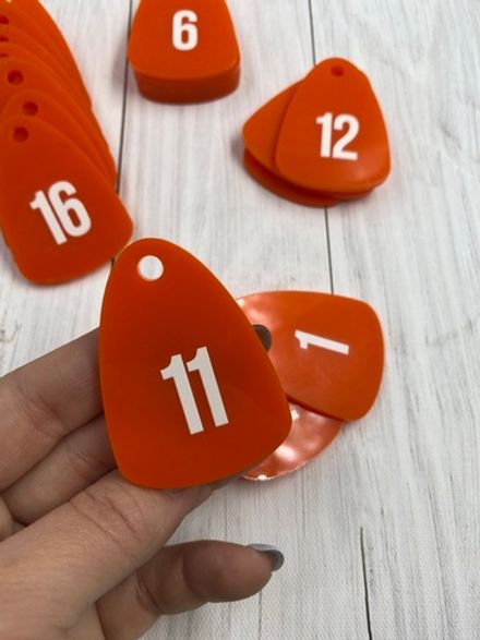 Номерки для ключей 40х56