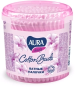 Ватные палочки Aura Beauty Cotton buds, 200 шт., банка