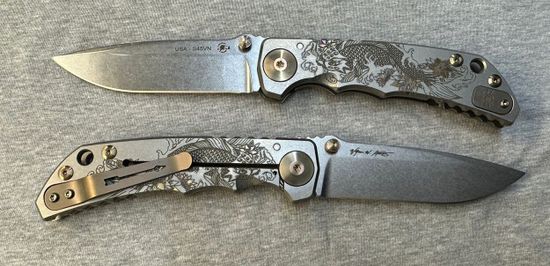 Нож Spartan Blades Harsey KOI, сталь S45VN, рукоять - серый титан