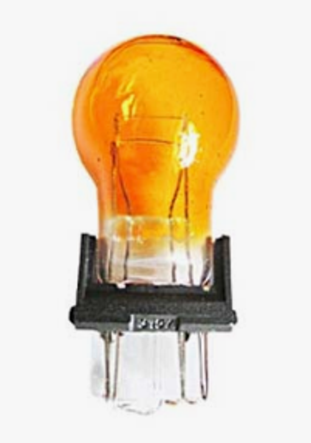 Автолампа  WY 12-W21\5W стекл в стопы 2-х конт ORANGE (с пластик) Маяк 61157бц\10OR