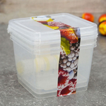 Набор контейнеров для заморозки 3шт 0,75л "Frozen"