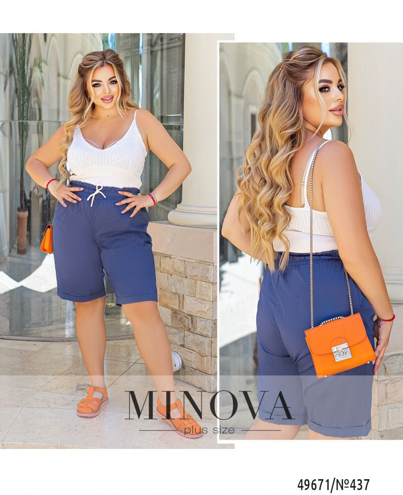 Шорты 437-джинс Minova