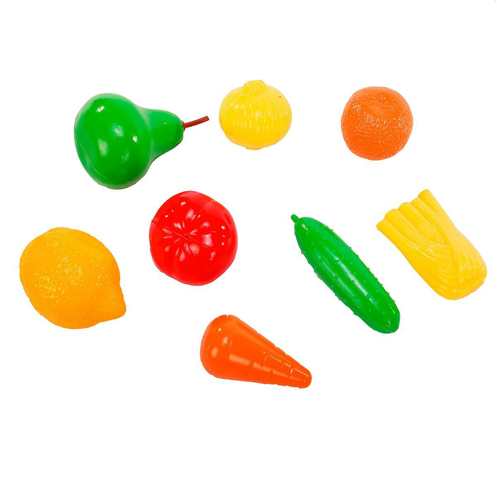 Набор "Большой набор овощи-фрукты" (Пластмастер)