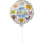 Шар Фольгированный TO YOU Животные (Белый)