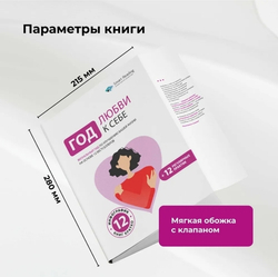 Год Любви к себе: Визуальный гид по улучшению вашей жизни на основе 12 бестселлеров (+12 регулярных практик)