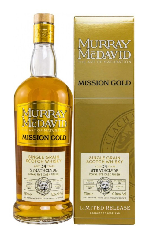 Виски Murray McDavid, Mission Gold Strathclyde 34 Years Old, 0.7 л