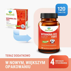 Naturell - Витамин B12 Forte, 120 жевательных таблеток