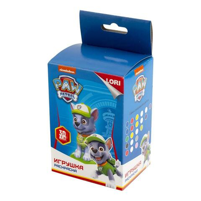 3D Art Игрушка-раскраска 16*6,6*8,5см Щенячий патруль "Рокки" (Lori)