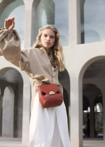 Сумка Polene Numéro Un Mini EDITION DUO TERRACOTTA