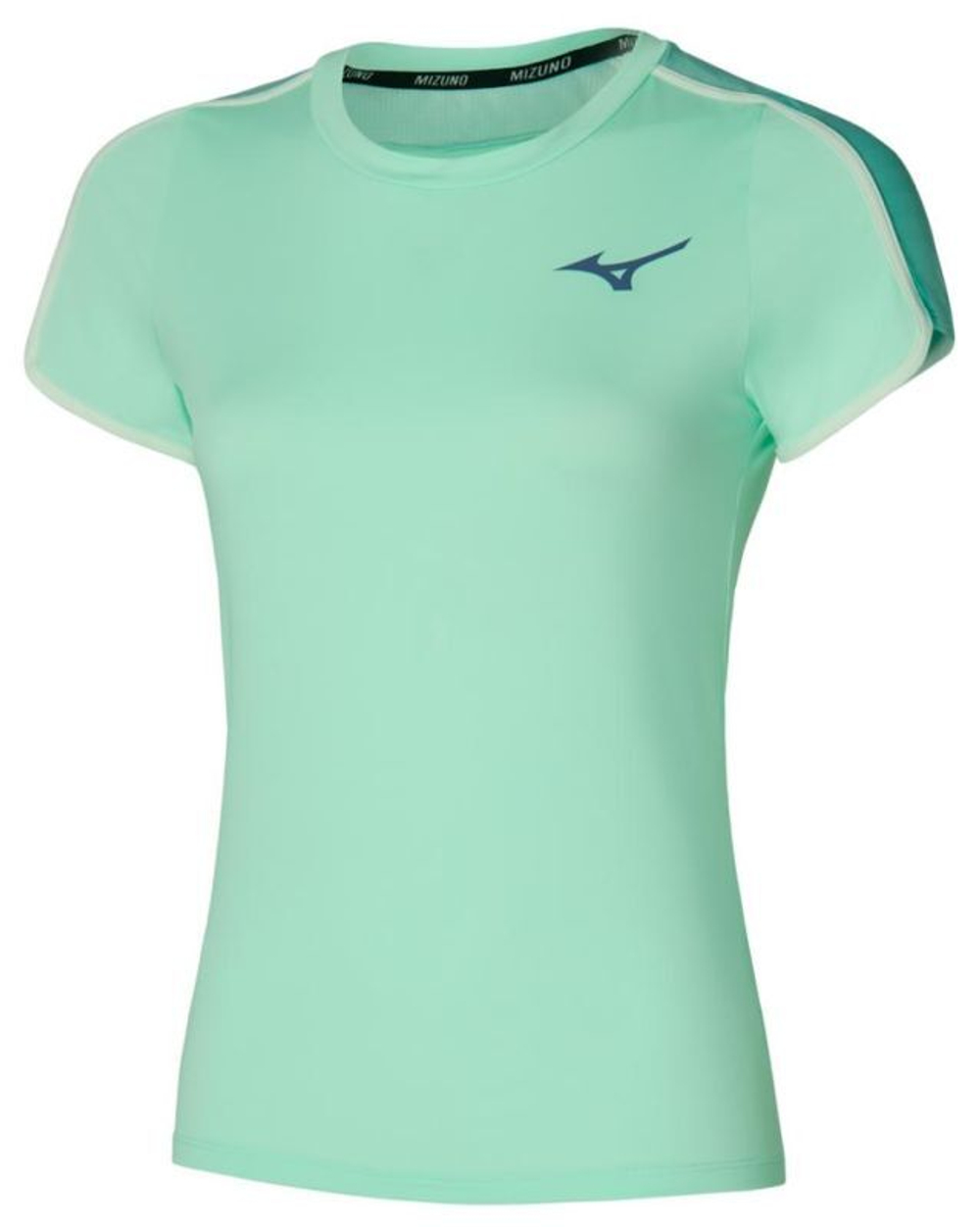 Женская теннисная футболка Mizuno Frontier - Green