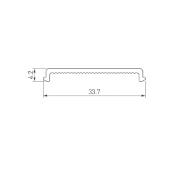Экран ARH-POWER-W35(F)-2000 Clear-PM (Arlight, Пластик) 017627