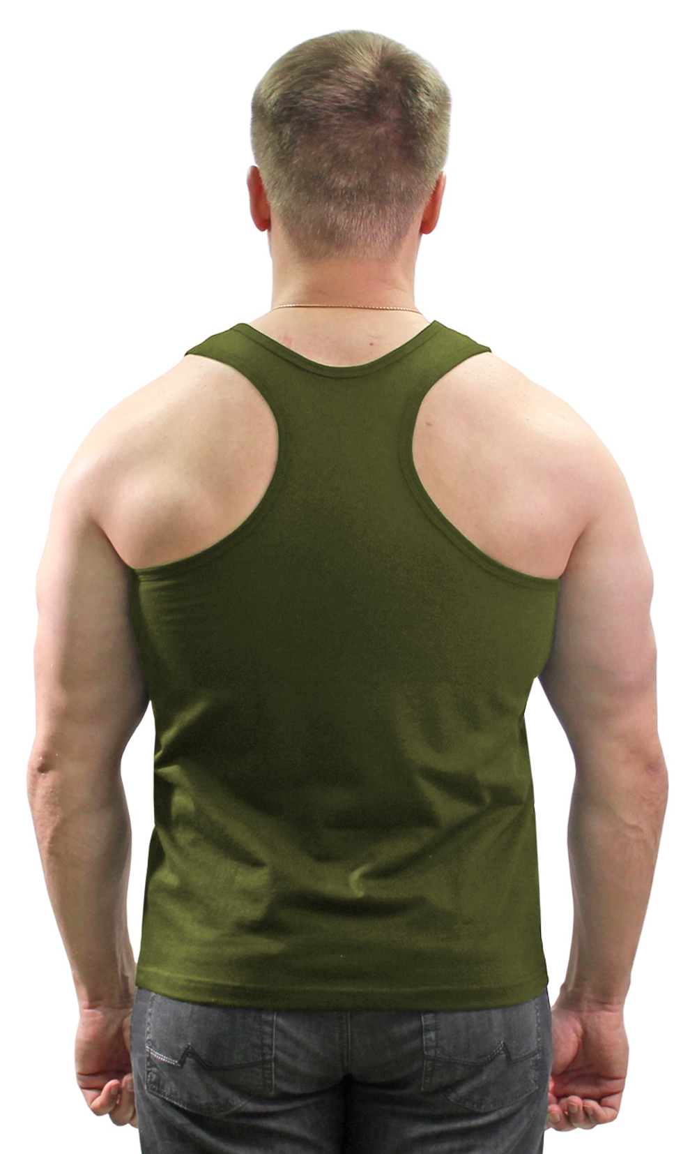 Майка-борцовка цв. Олива