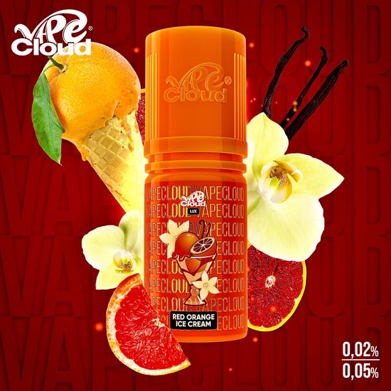 VAPE CLOUD LUX Red Orange Ice Cream - Ванильное мороженое с красным апельсином