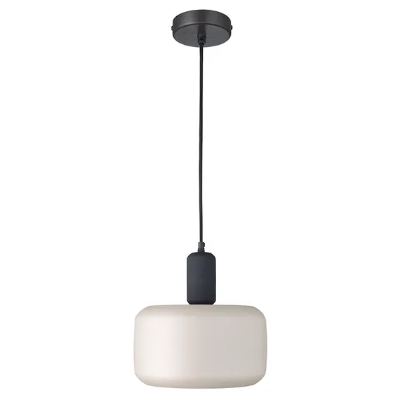 Светильник потолочный Juko, Ø30х32 см, черный/бежевый