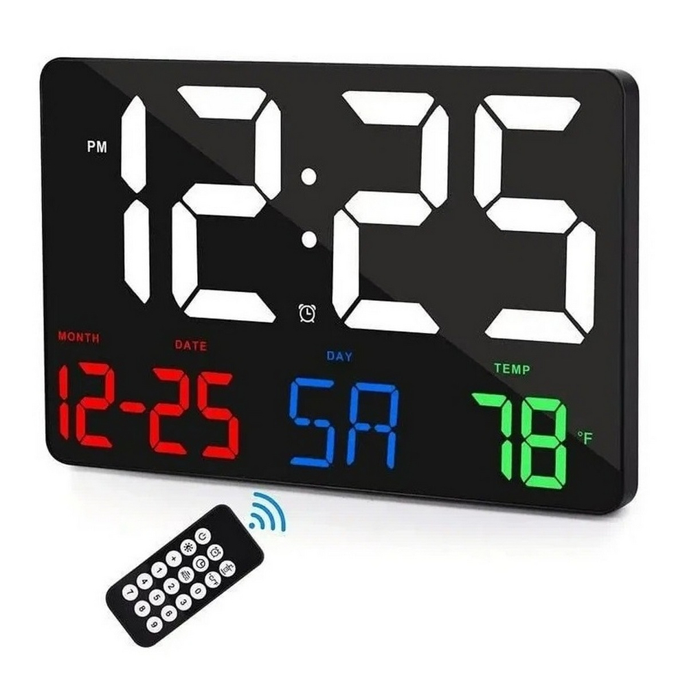 Часы настенные LED MIRROR GH0717L White&RGB