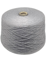 Пряжа для вязания на бобине (Италия) 80% хлопок 10% шелк 10% кашемир 100г-500м 390г