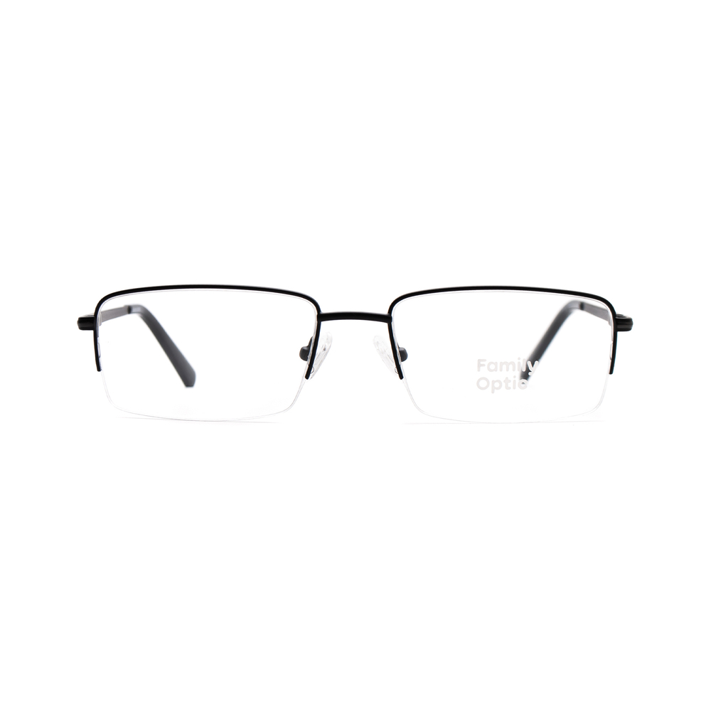 Оправа прямоугольная Family Optic MM2079 C1 черный/стальной (Китай)