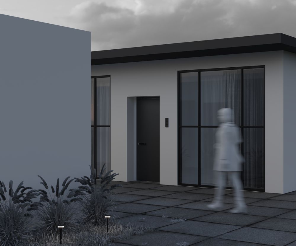 Уличный грунтовый светодиодный светильник Maytoni   O503FL-L4B3K