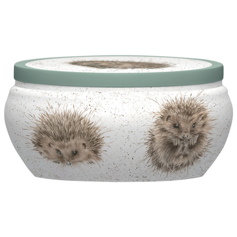 Свеча в жестяной банке 9см Забавная фауна Пробуждение ежика Royal Worcester